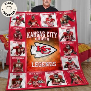Kansas City Chiefs Legends Portrait Design Blanket