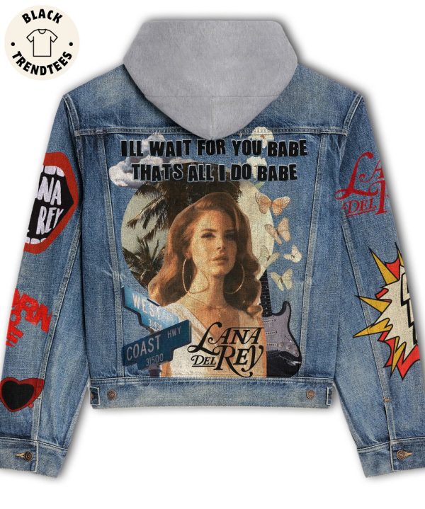 Lana Del Rey Coast HWY 31500 Hooded Denim Jacket