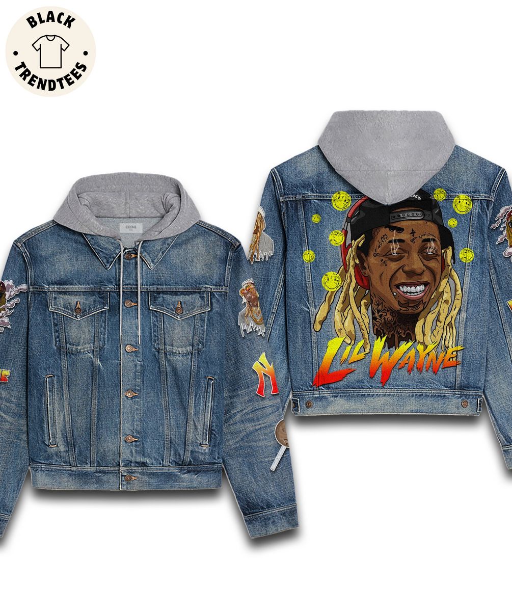 Lil Wayne Hooded Denim Jacket