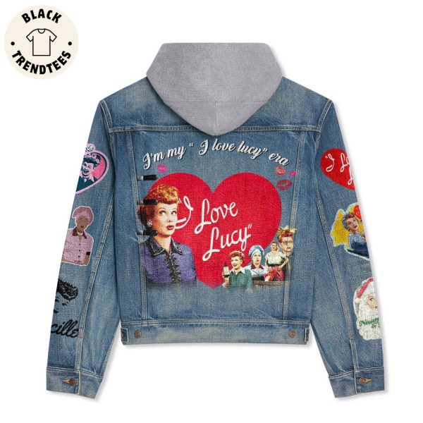 Love Lucy Portrait Hooded Denim Jacket