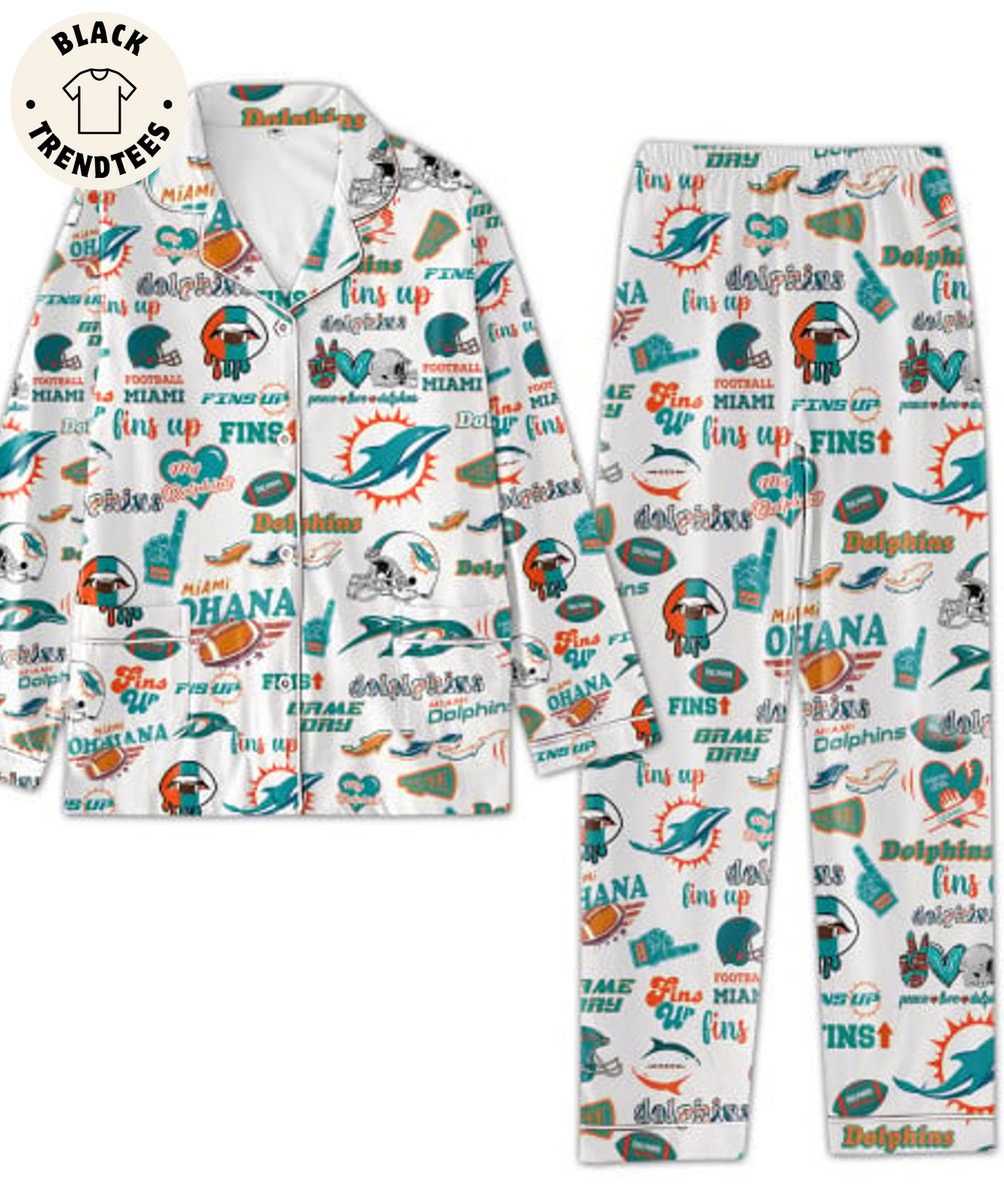 Miami Dolphins Fins Up Shirt - High-Quality Printed Brand