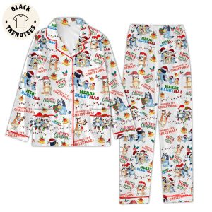 Merry Blueymas Hooray Its Christmas Design Pajamas Set