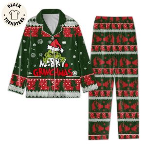 Merry Christmas Grinch Design Pijamas Set
