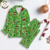 Merry Kissmas White Christmas Design Pajamas Set