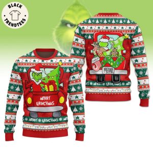 Merry GrinchMas Mean1 Christmas Design 3D Sweater