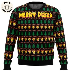 Merry Pizza Ugly Christmas Sweater