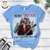 Rolling Stone Paint It Black Lips Christmas Design Pajamas Set