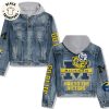 Michael Jackson Always In My Heart You Are Not Alone Design Hooded Denim Jacket