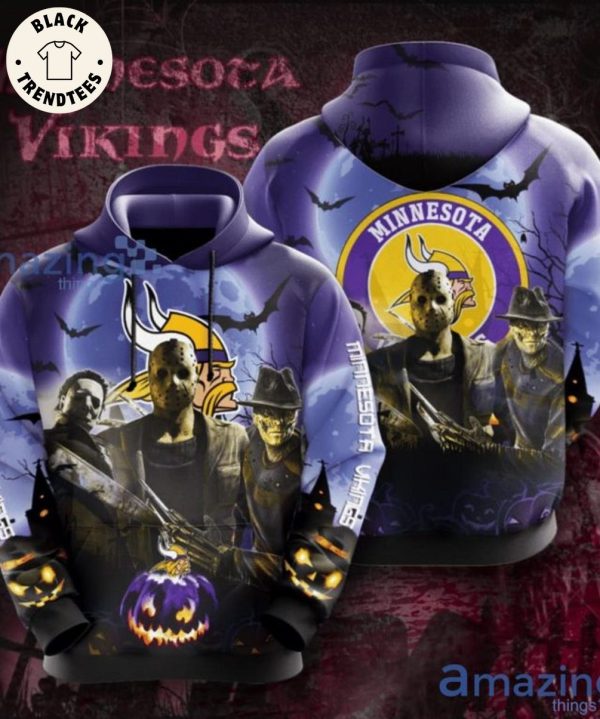Minnesota Vikings Jason Voorhees Night Pullover Halloween Hoodie And Pants