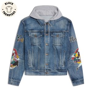 Mother Of Nightmares Lovely Sally Halloween Design Hooded Denim Jacket