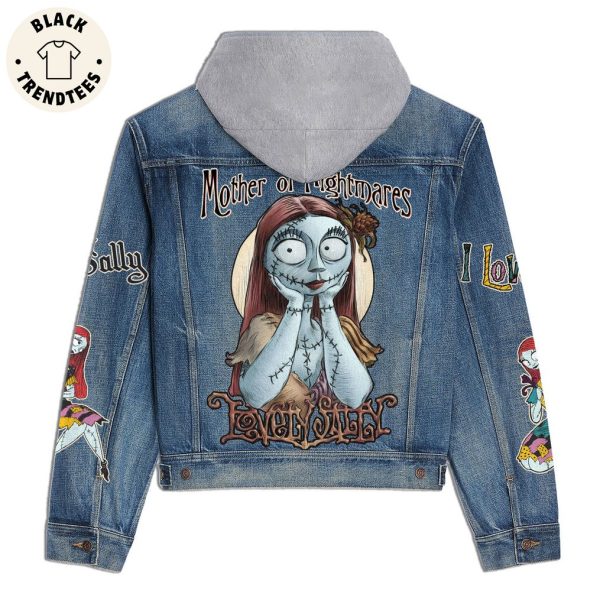 Mother Of Nightmares Lovely Sally Halloween Design Hooded Denim Jacket