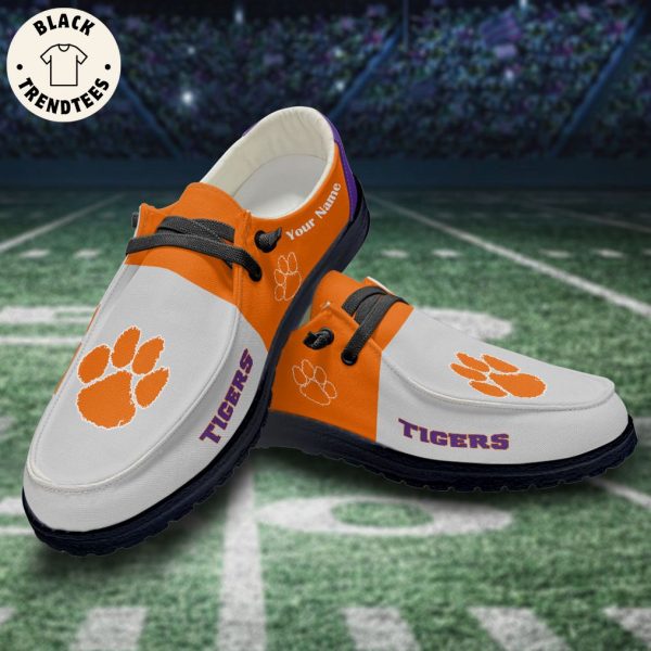 NCAA Clemson Tigers Hey Dude Shoes – Custom name