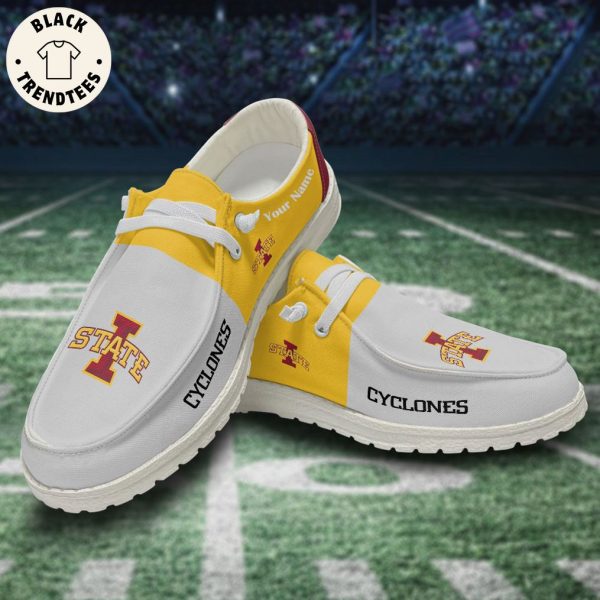NCAA Iowa State Cyclones Hey Dude Shoes – Custom name