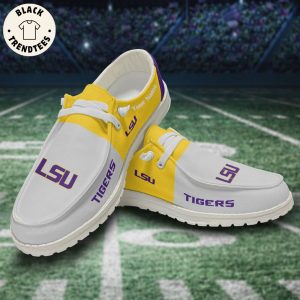 NCAA LSU Tigers Hey Dude Shoes – Custom name