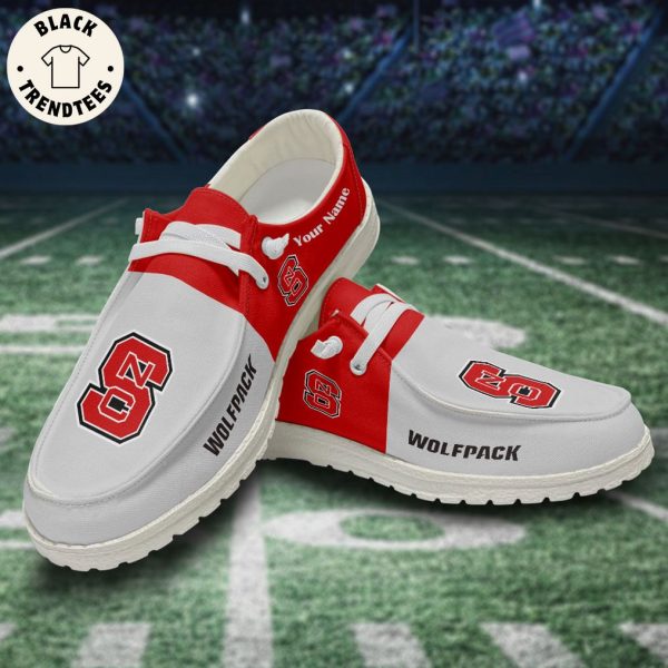 NCAA NC State Wolfpack Hey Dude Shoes – Custom name