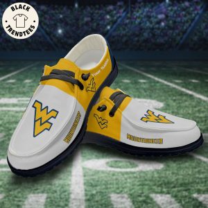NCAA West Virginia Mountaineers Hey Dude Shoes – Custom name