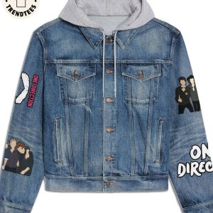 One Direction Ireland Band Hooded Denim Jacket