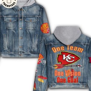 One Team Kansas City Chiefs Hooded Denim Jacket