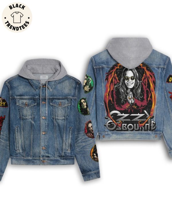 Ozzy Drawstring Hooded Denim Jacket