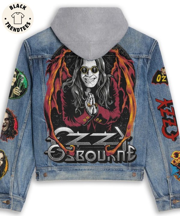 Ozzy Drawstring Hooded Denim Jacket