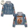 Snoopy And Friends Happy Thanksgiving Halloween Hooded Denim Jacket
