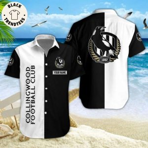 Personalized Collingwood Football Club Mascot Design Hawaiian Shirt