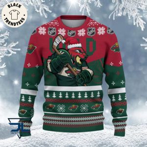 Personalized Minnesota Wild Christmas Design 3D Sweater