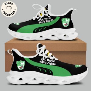 PFC Beroe Stara Zagora Black Shoes Green Waves Design Max Soul Shoes