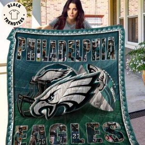 Philadelphia Eagles 2023 Masot Design Blanket