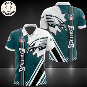 Philadelphia Eagles Football Disruption Mascot Design 3D Polo Shirt