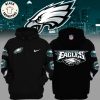 Philadelphia Eagles Football Eagles Mascot Design Black 3D Hoodie