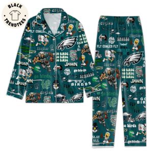 Philadelphia Eagles Football Mascot Design Pijamas Set