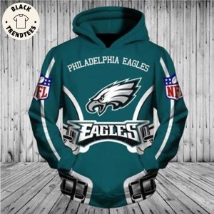 Philadelphia Eagles Football NFL Mascot Design 3D Hoodie