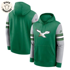 Philadelphia Eagles Mascot Nike Logo Design On Sleeve 3D Hoodie