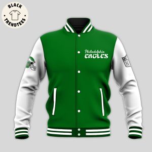 Princess Diana’s  Philadelphia Eagles Kelly Green Logo Design Baseball Jacket