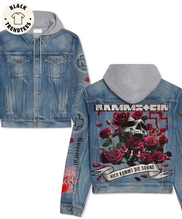 Rammstein Hier Kommt Die Sonne Hooded Denim Jacket