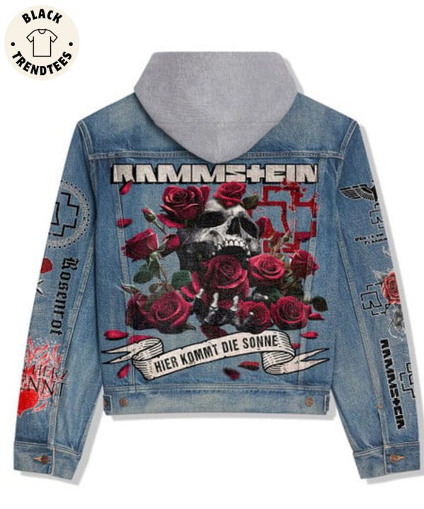 Rammstein Hier Kommt Die Sonne Hooded Denim Jacket