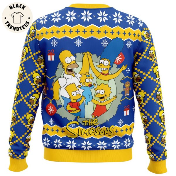 Santa Homer The Simpsons Ugly Christmas Sweater