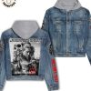 Pround To Be A Trojan Southern CaliforniaHooded Denim Jacket