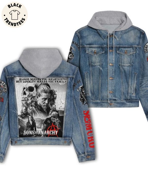 Sons Of Anarchy Hooded Denim Jacket