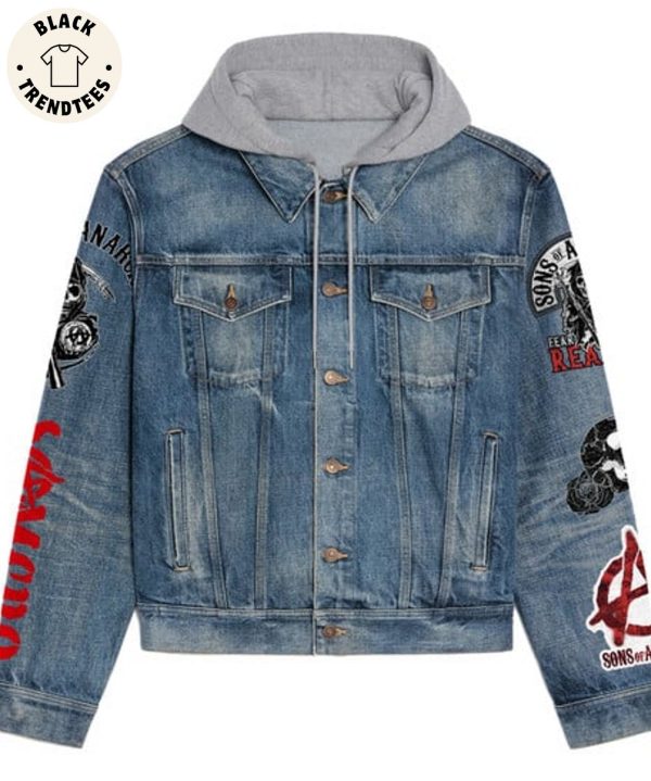 Sons Of Anarchy Hooded Denim Jacket