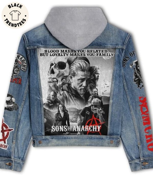 Sons Of Anarchy Hooded Denim Jacket