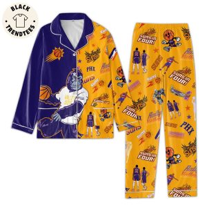 Suns In Four Walley Suns Valley Boys Blue Yellow Design Pajamas Set