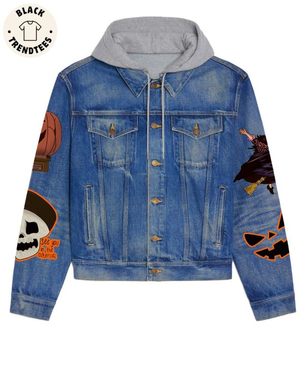 Take Me To Halloweentown Hooded Denim Jacket