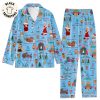 She Sais Oh You Rich Rich Christmas Green Design Pajamas Set