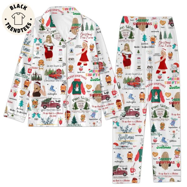 Taylor Swift Christmas Free Farm 1989 Merry Swiftmas Design Pajamas Set