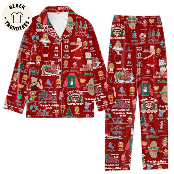 Taylor Swift Christmas Free Farm 1989 Merry Swiftmas Design Pajamas Set