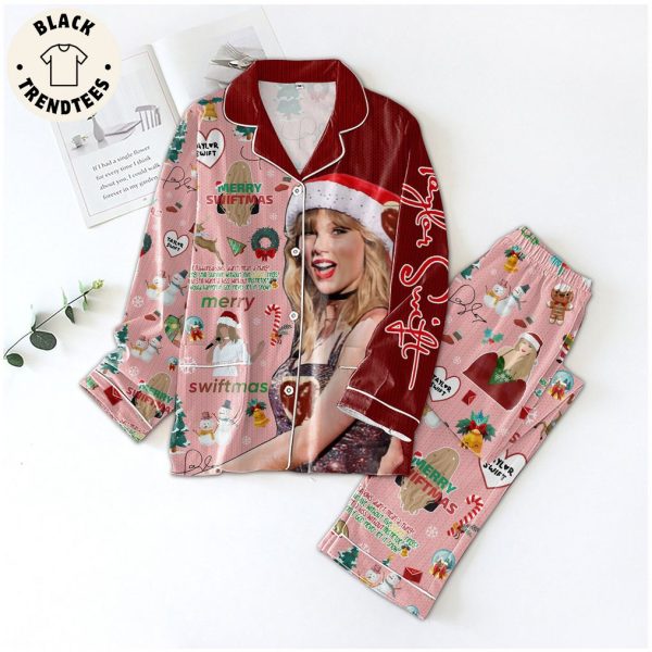 Taylor Swift Merry Swiftmas Christmas Design Pajamas Set