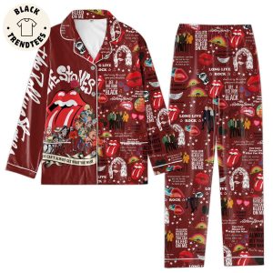 The Rolling Stones Lips Deisgn Pijamas Set