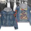 The Off Rock Band Coming For You Spooky Clown Hooded Denim Jacket